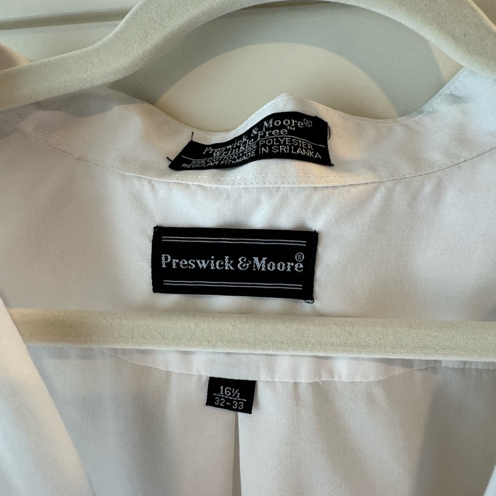 Oversized white button up